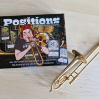 Position jeu de cartes trombone