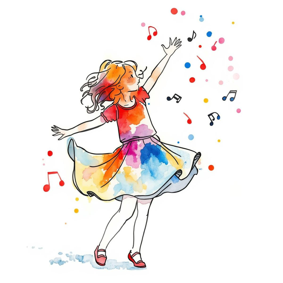 petite fille danse